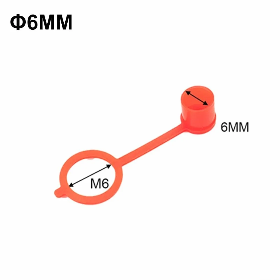 Tappo protettivo per ingrassatore 100 pezzi plastica Φ6 mm auto moto
