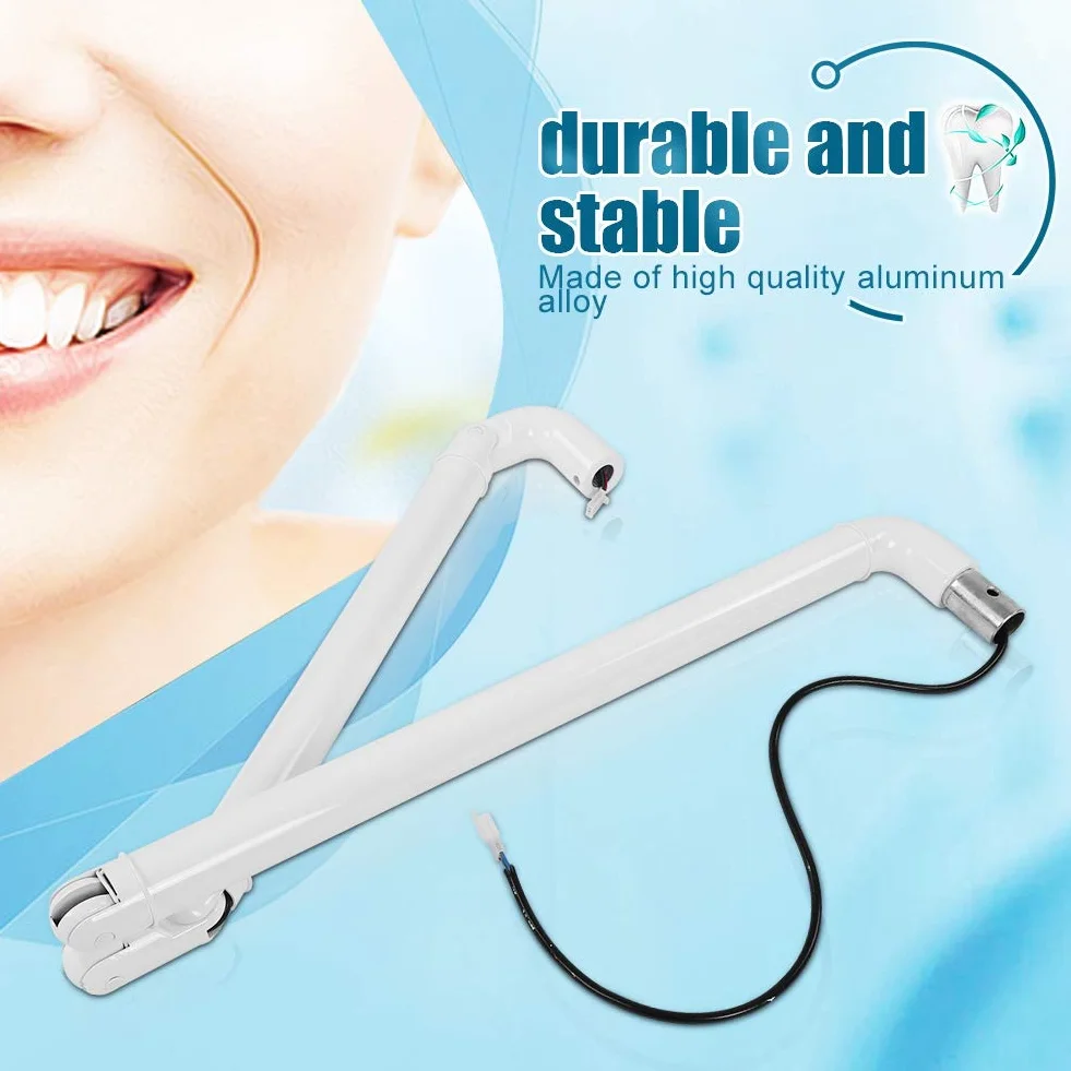 Braccio della lampada dello sterzo dentale, braccio della lampada dentale Stabile in lega di alluminio Durevole Facile da installare per la sedia del riunito odontoiatrico