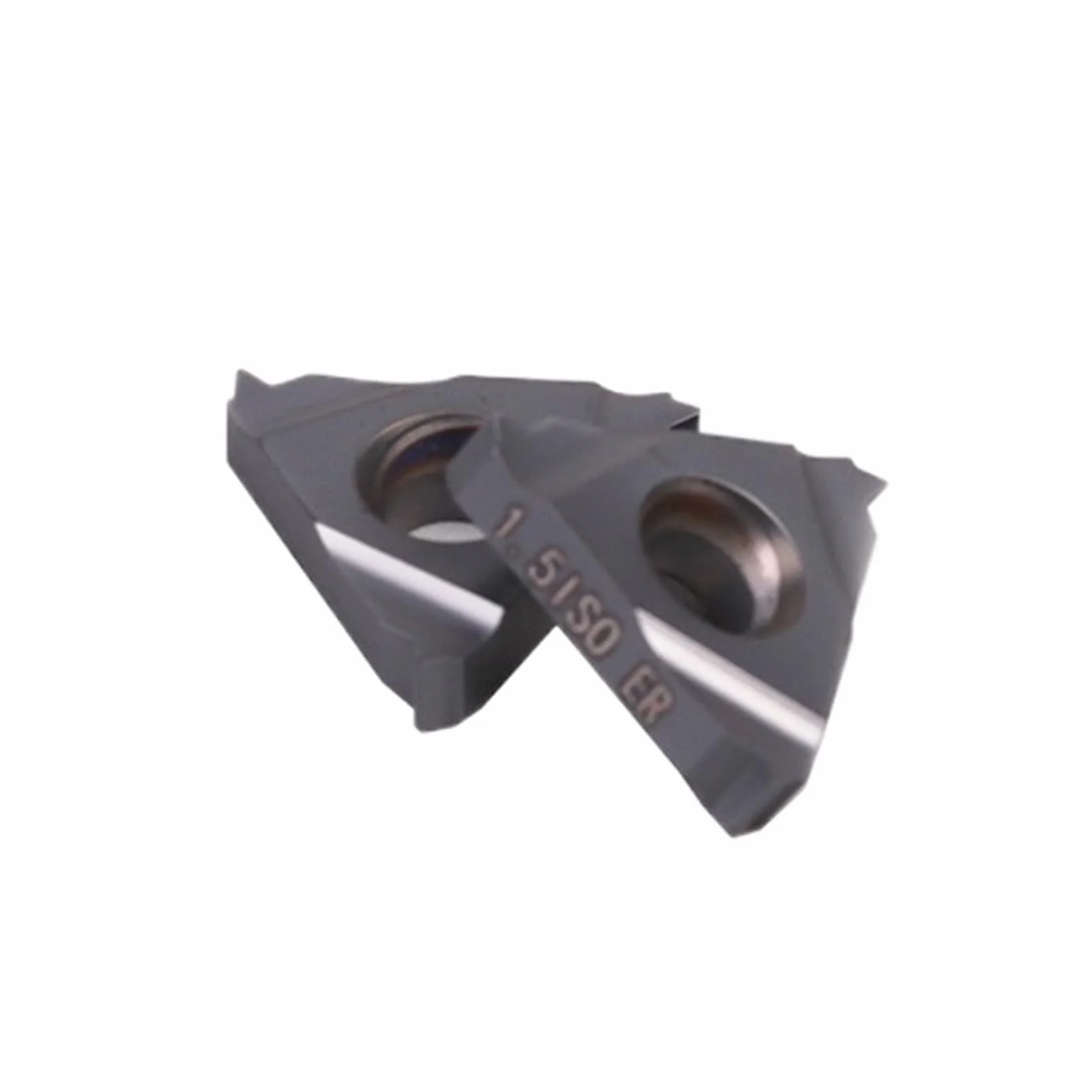 LDA 10PCS 16ER 1.5ISO 2.0ISO Utensile per tornitura lama in lega dura per acciaio e acciaio inossidabile