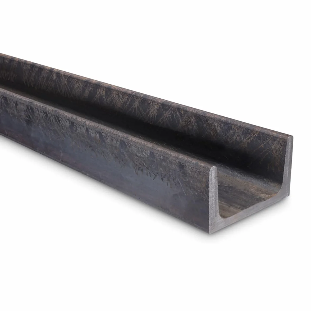 M.P. Metalli barra in ferro liscio a U strutturale 40x20 mm spessore 6 mm 1 mt Made in Italy