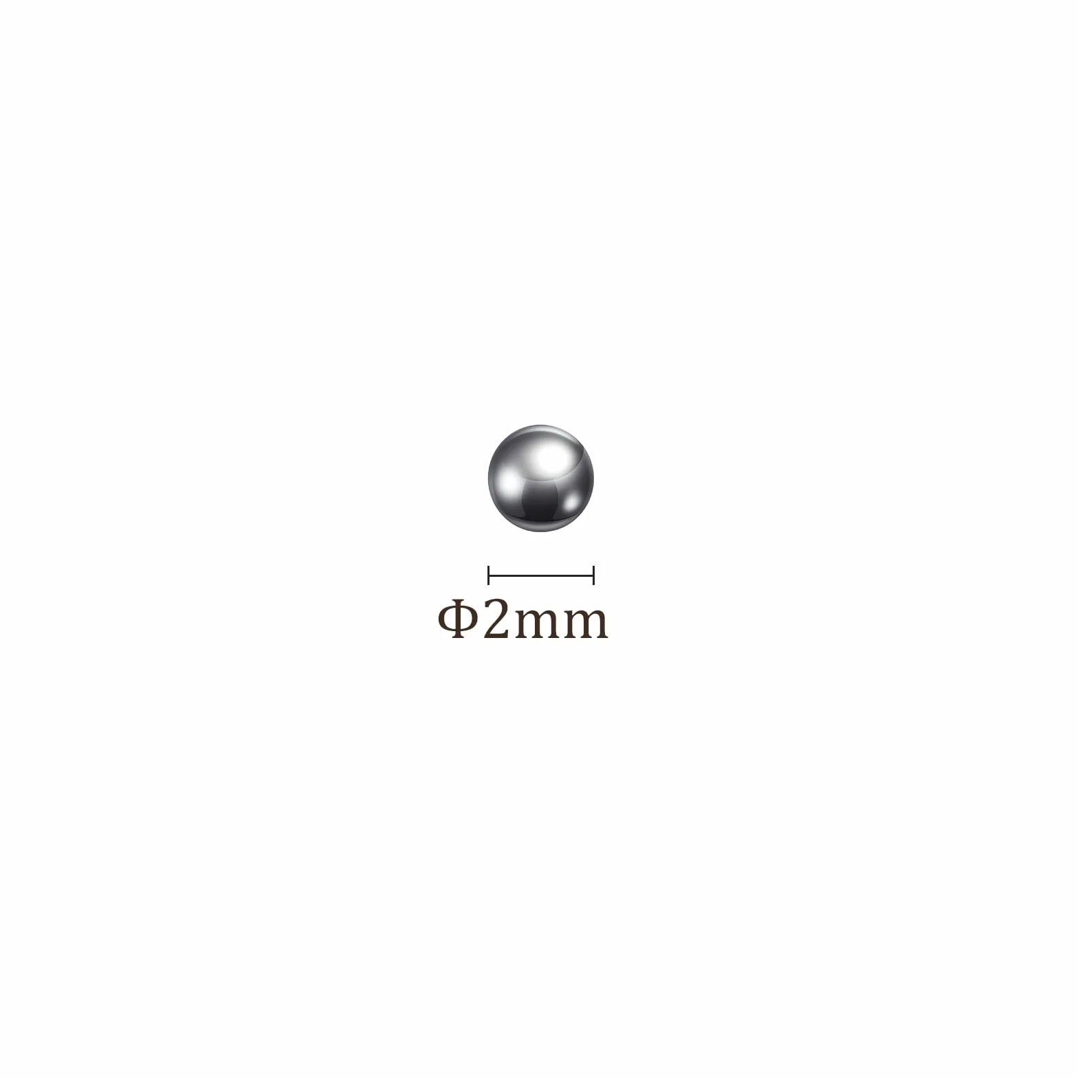 Precisione Sfere Acciaio al Carbonio 2mm per Cuscinetti Valvole 10000pz
