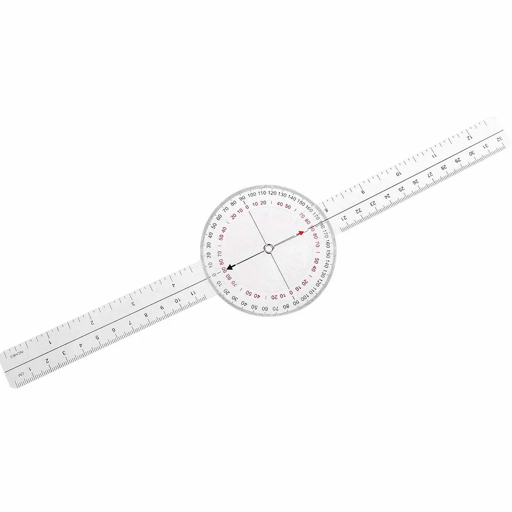 Goniometro Medico 33 cm Righello Calibrato Ortopedia Angolo Dito Spinale