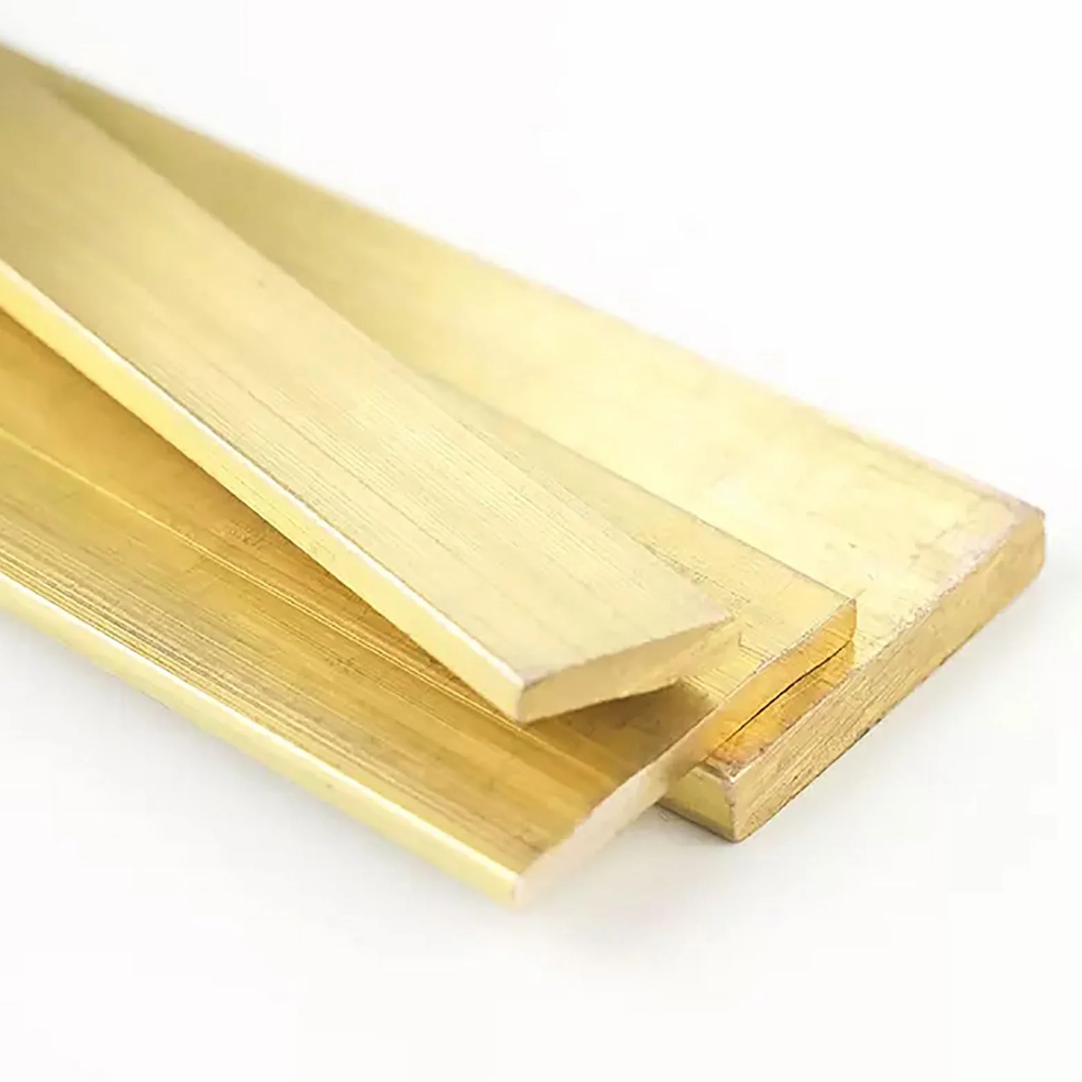 Barra Piatta in Ottone, Spessore 2-32 Mm, Larghezza 3-100 Mm, Lunghezza 100/500 Mm, Barra Piatta in Ottone, Laminatoio A Piastre Solide,2mm*14mm*500mm