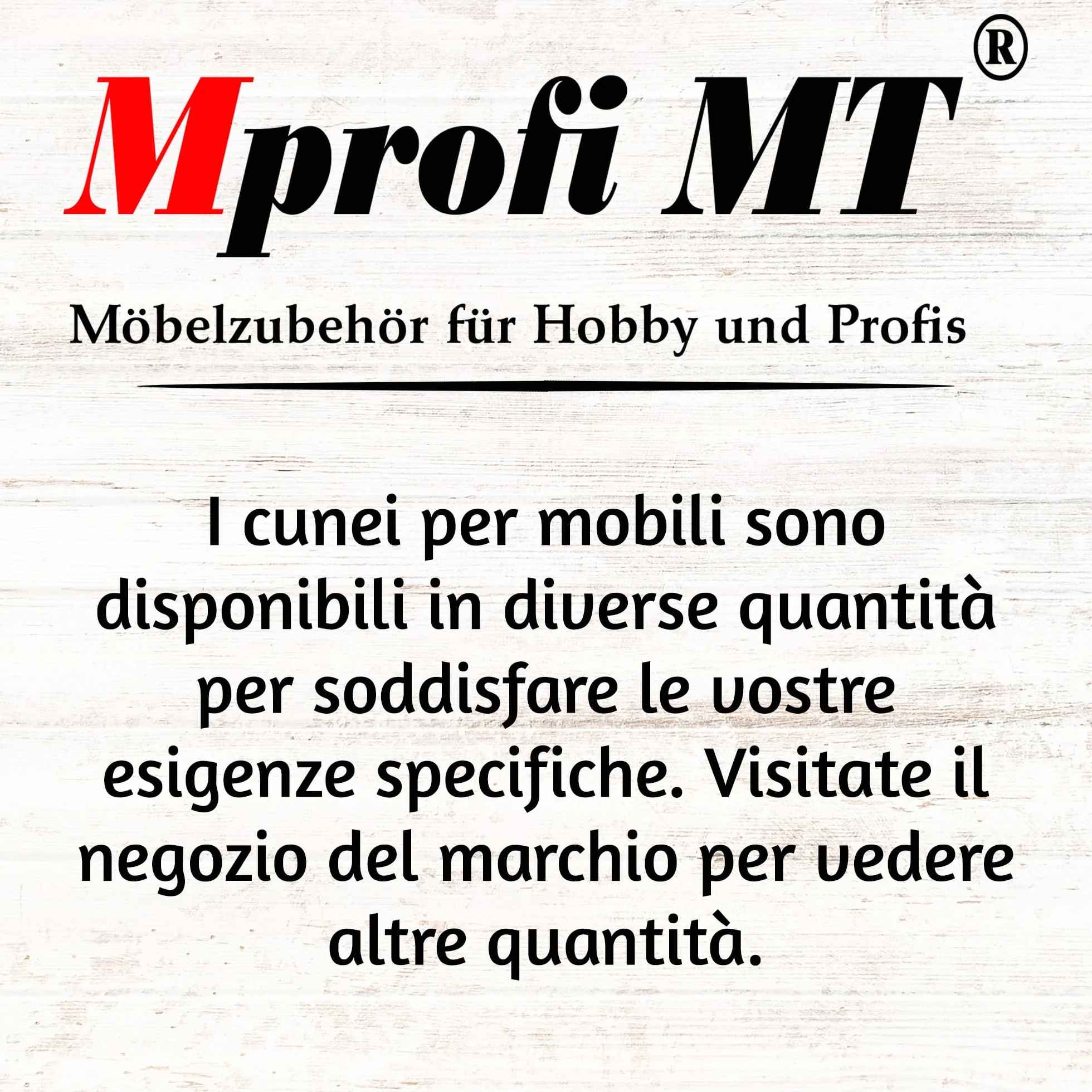 Mprofi MT Cunei per Mobili in Plastica Bianco 100 Pezzi Distanziatori Livellatori Spessori Regolazione