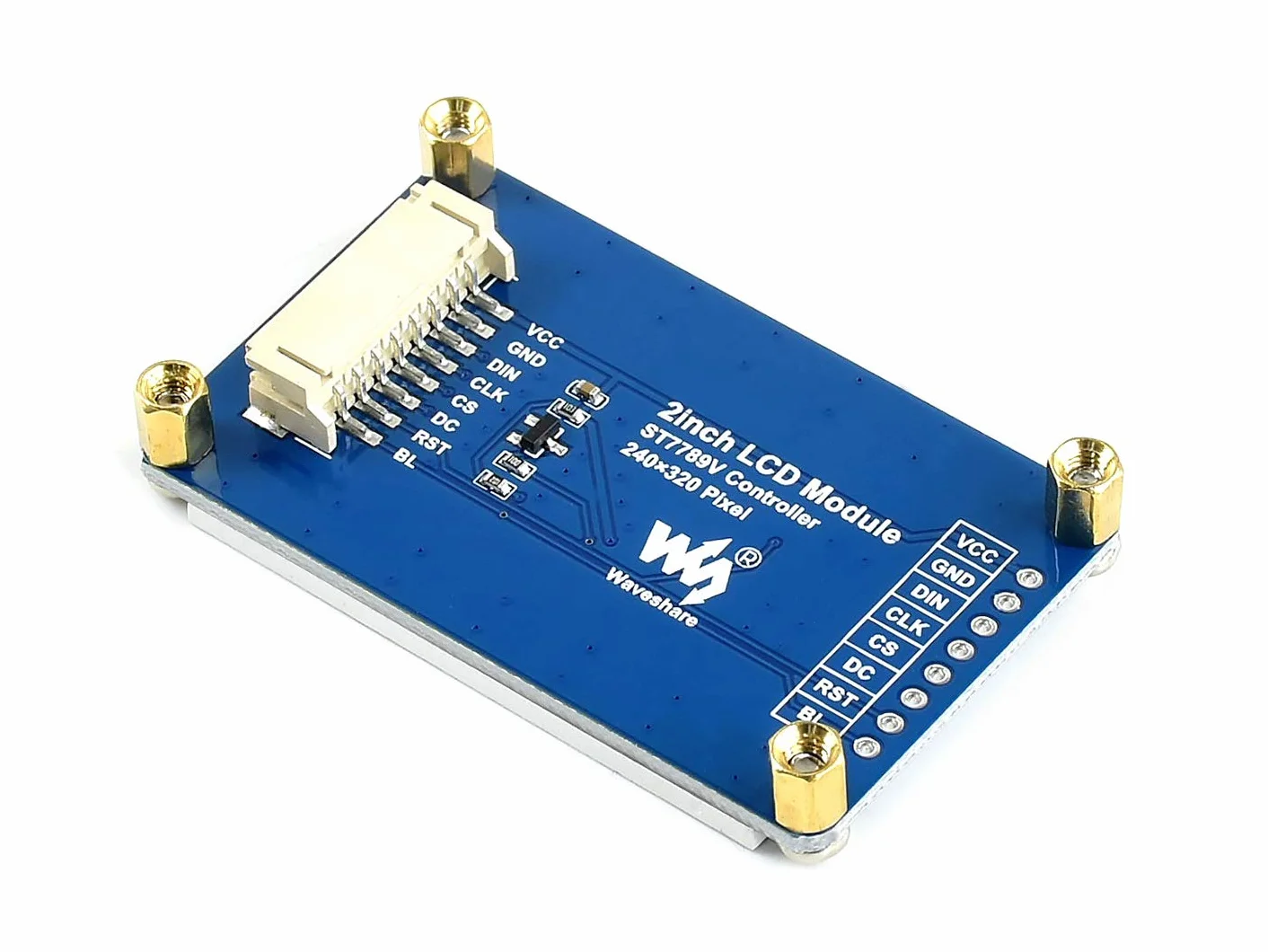 Waveshare 2inch LCD Module, 240×320 Resolution, IPS Display, with SPI Interface