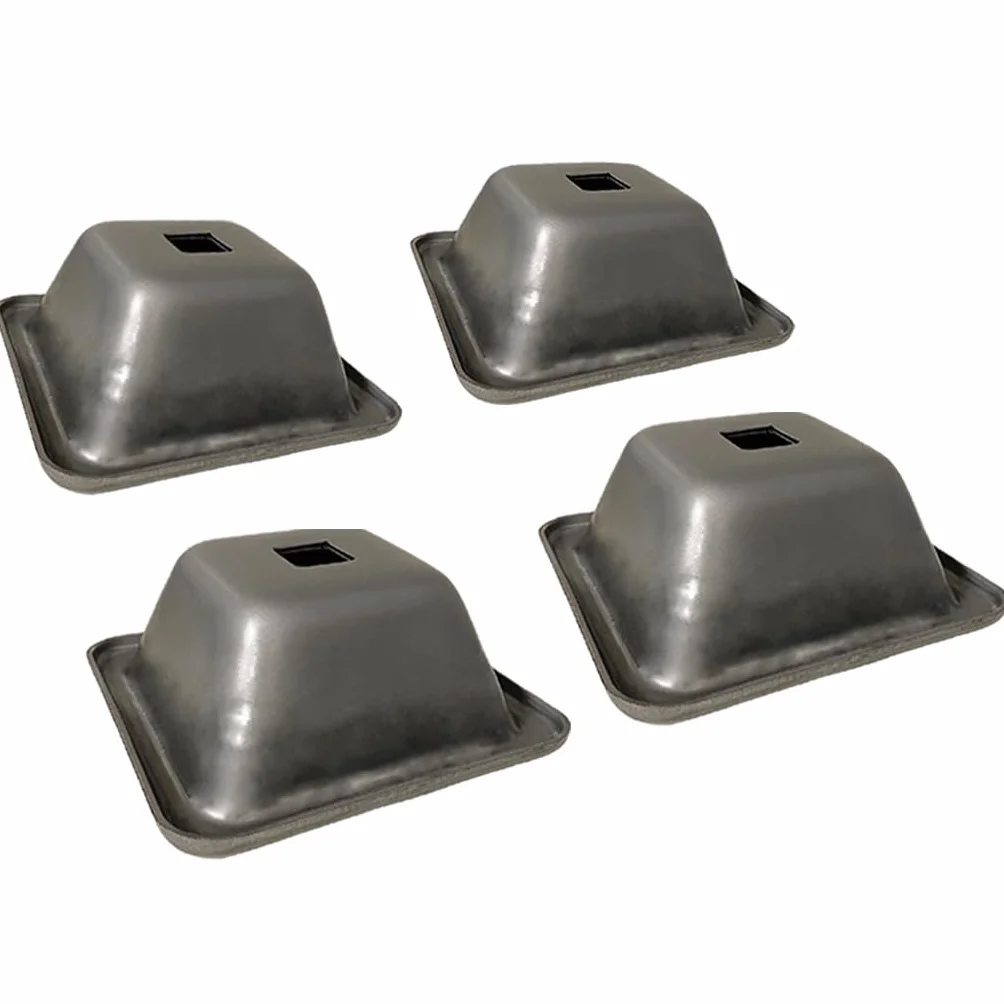 Piedini per pallet, 127 x 127 x 54 mm, 2190 kg ciascuno, set da 4