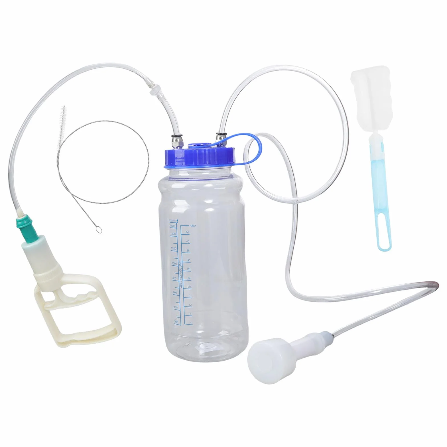 Macchina portatile di mungitura di capra, tiralatte, vuoto a mano, attrezzatura pecora in plastica per piccole aziende agricole, pompe per vuoto manuali