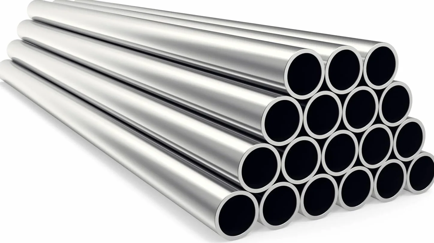 Tubo di scarico in acciaio inox V2A, diametro 50 mm x 1000 mm (1 m) di lunghezza, 1.4301 ideale per scarico e progetti artigianali