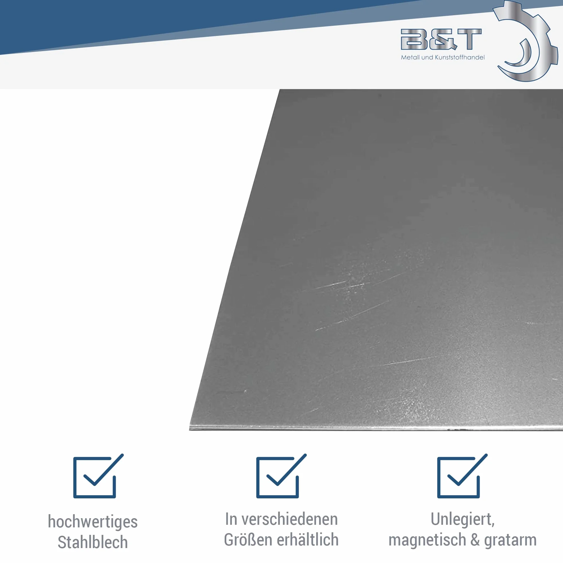 Blacha stalowa DC01 2,0 mm ST 1203 Fein Blank oliato
