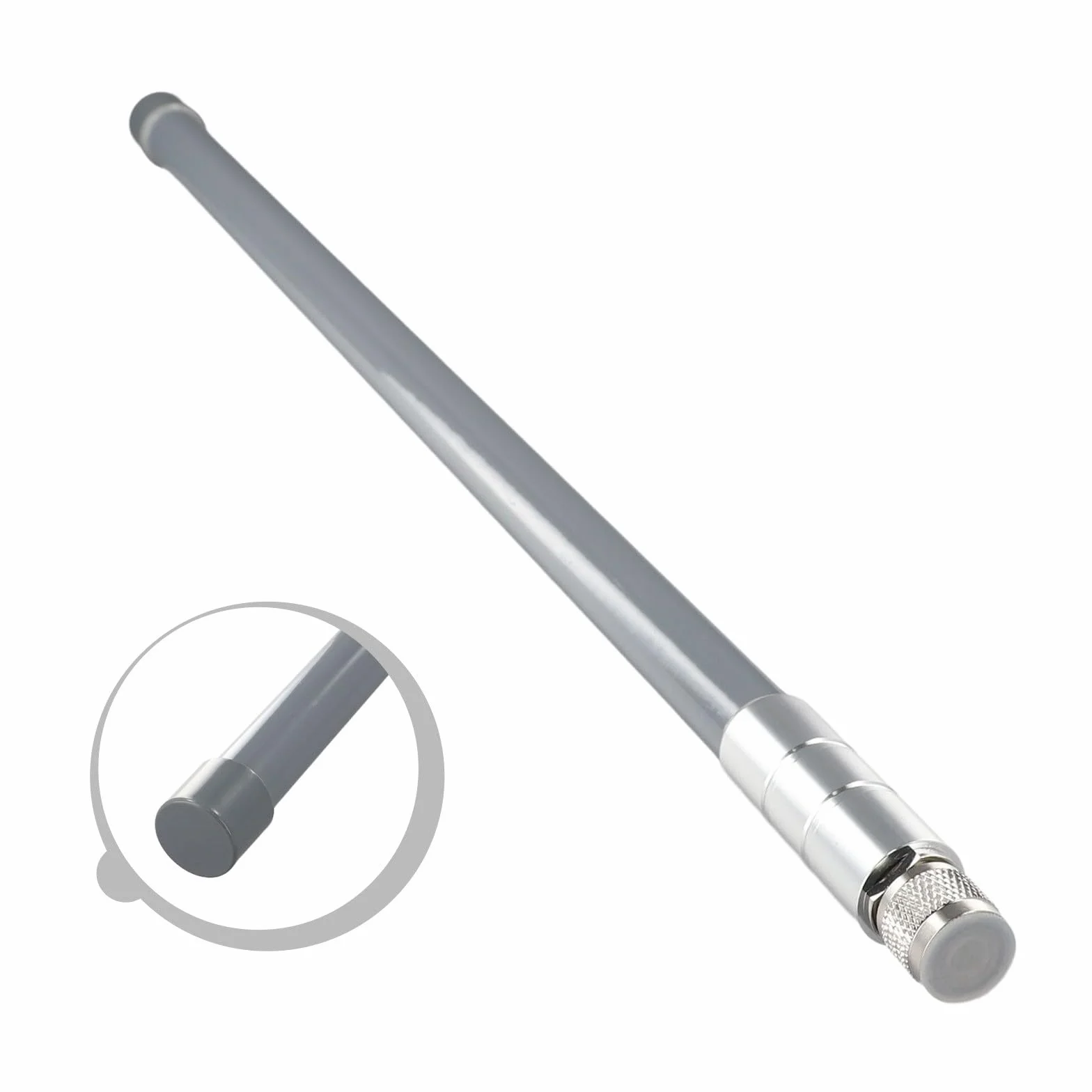 Antenna omnidirezionale esterna in fibra di vetro da 868 MHz 915 MHz per antenna LoRa con connettore maschio tipo N Guadagno 12dBi per la ricezione del segnale a lunga distanza (antenna singola)