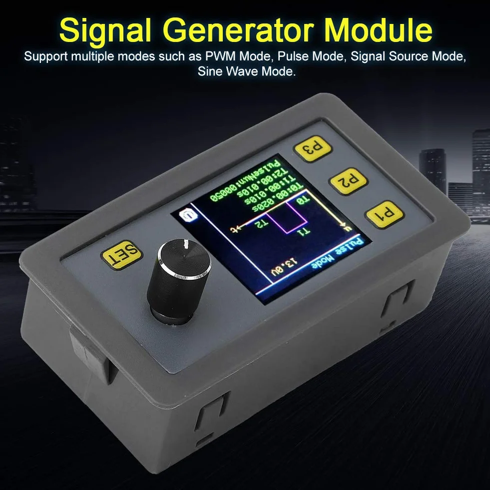 Modulo generatore di segnale, funzione Generatore di segnale 4-20mA 2-10V Display LCD Modulo regolabile PWM Pulse Modulo generatore di onda sinusoidale