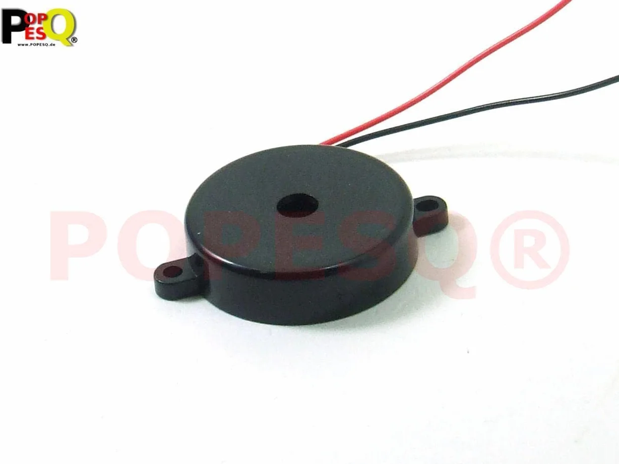 POPESQ® 1 pz. x Buzzer Piezo 1V - 32V 35mm senza Generatore di frequenza #A5360