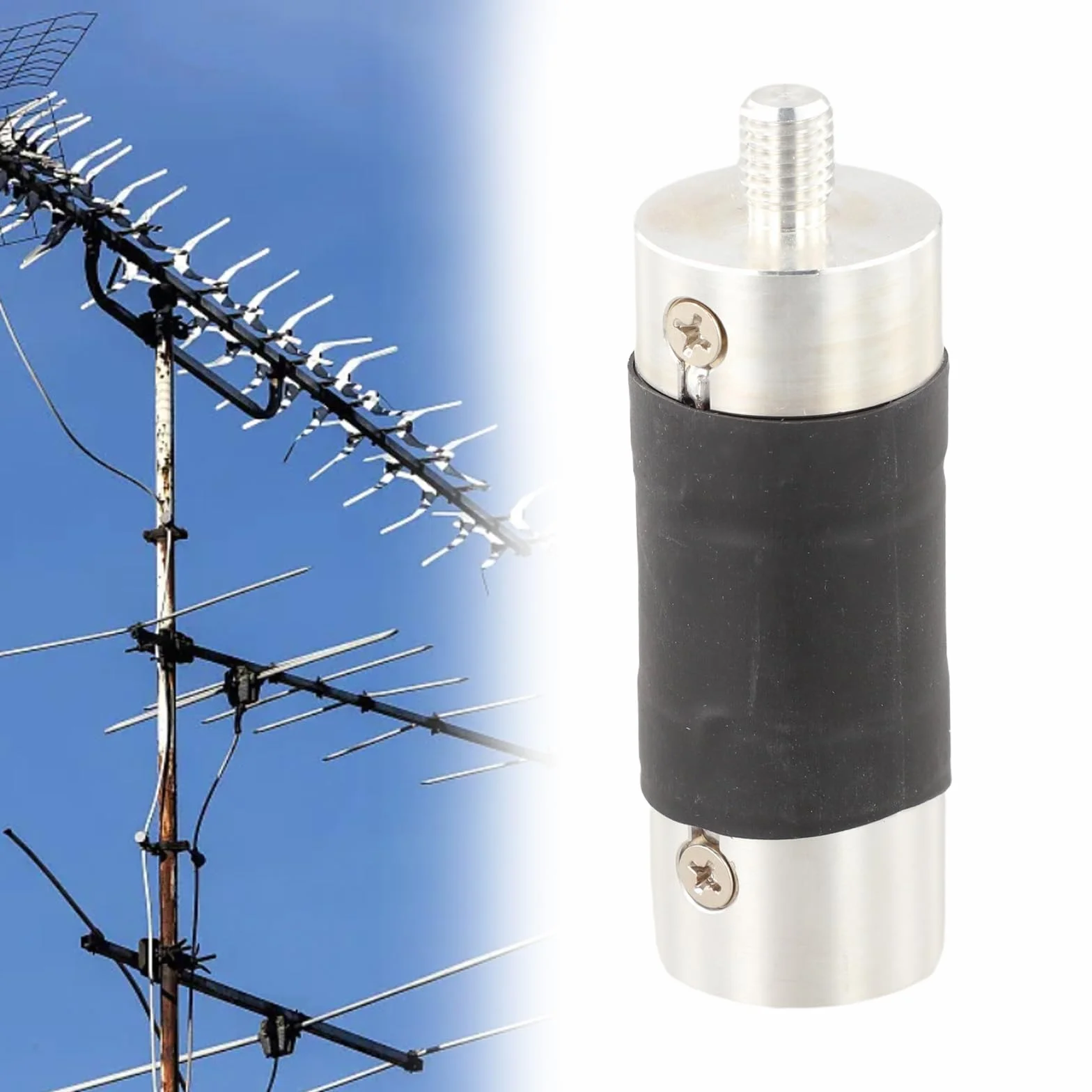 DP200 Antenna Dipolo Portatile per comunicazioni ad onde corte HF, banda larga 7-54MHz, potenza 200W, polarizzazione orizzontale, per POTA e impiego sul campo (bobina di carico 7M)