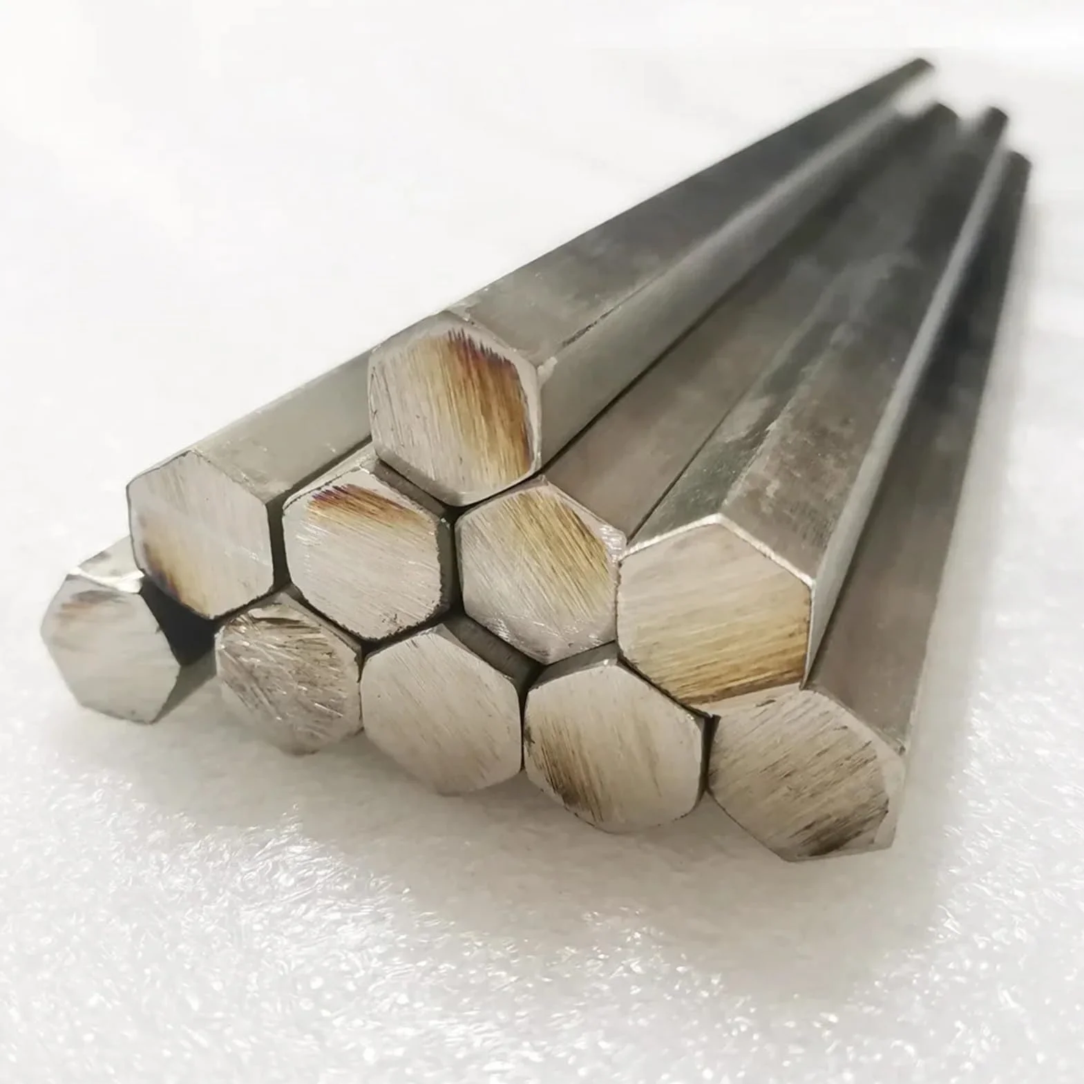 1 barra esagonale solida in acciaio inossidabile 304, diametro albero 5 mm ~ 26 mm(7x500mm)