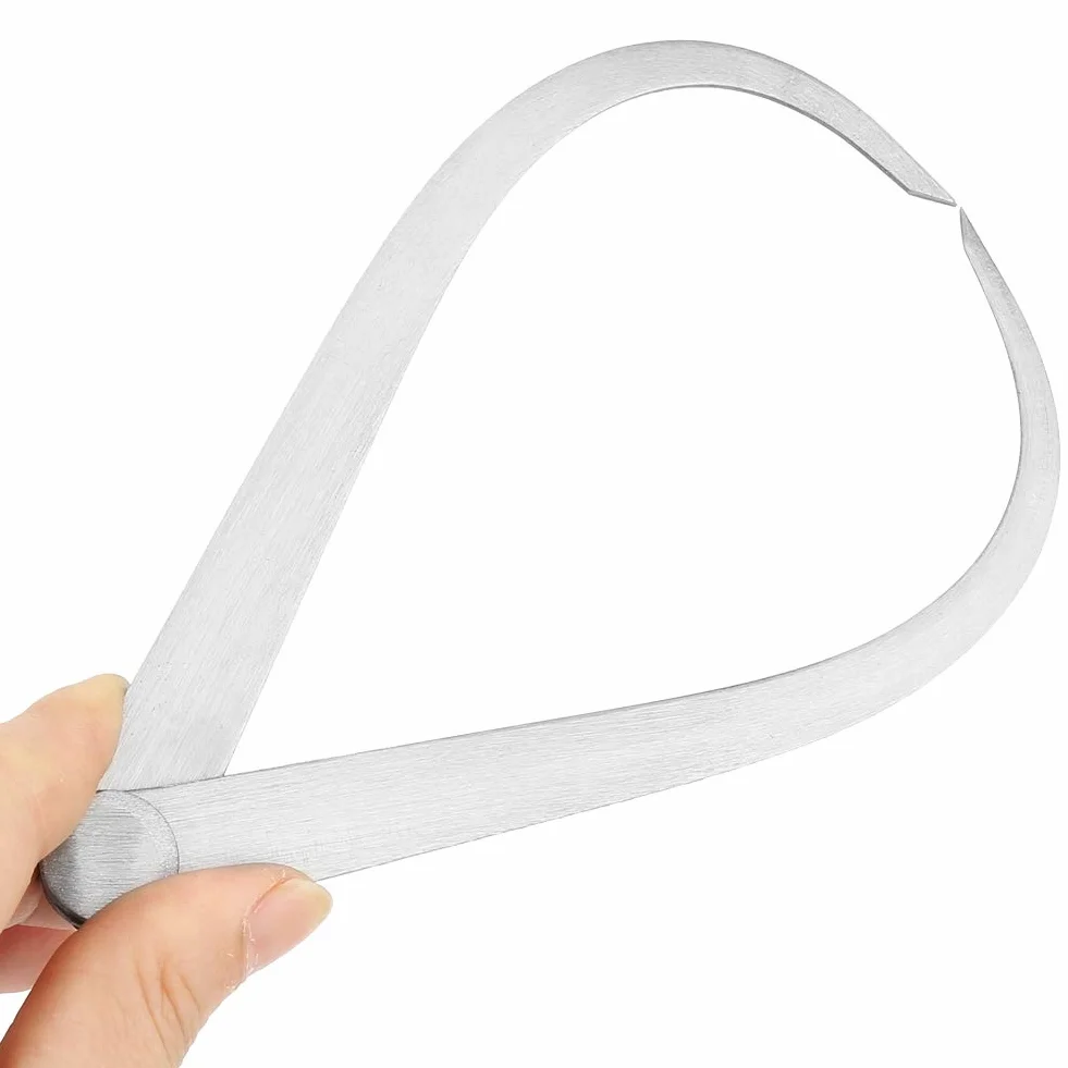 Pinza di misura 150 mm in acciaio inox con molla per ceramica scultura