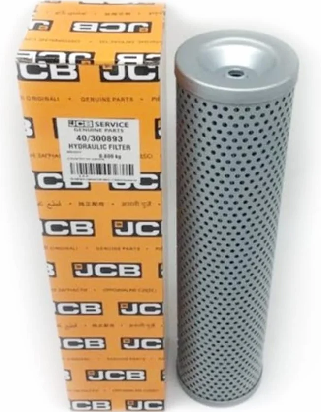 JCB Filtro idraulico originale, compatibile con vari modelli JCB (codice articolo 581/05601, 40/300893, 581/05609, 581/06301)