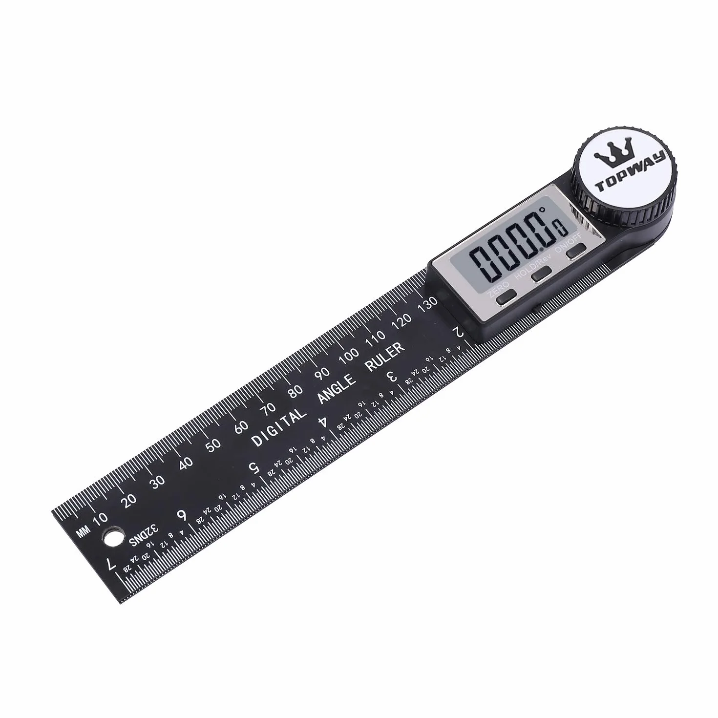 TOPWAY Digital Angle Finder 8" 200mm 0-360° Goniometro Digitale Inclinometro Elettronico