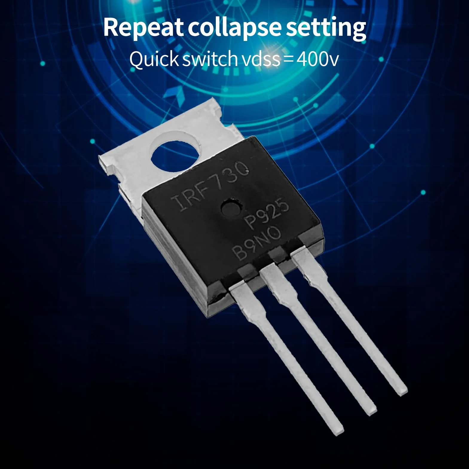DEWIN IRF730 Kit Transistor Chip 10 Sztuk Componenti Elettronici Originali