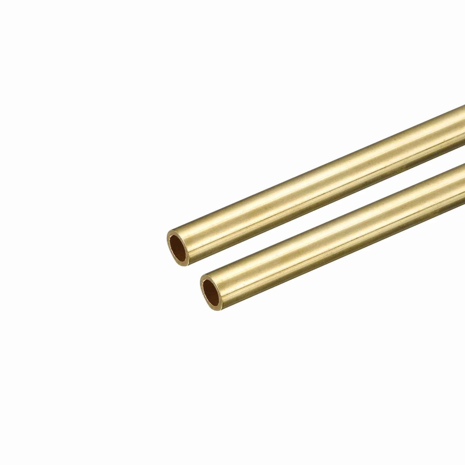 Tubi Ottone 7mm OD 1mm Spessore Parete 250mm Lunghezza Rotondo 2pz