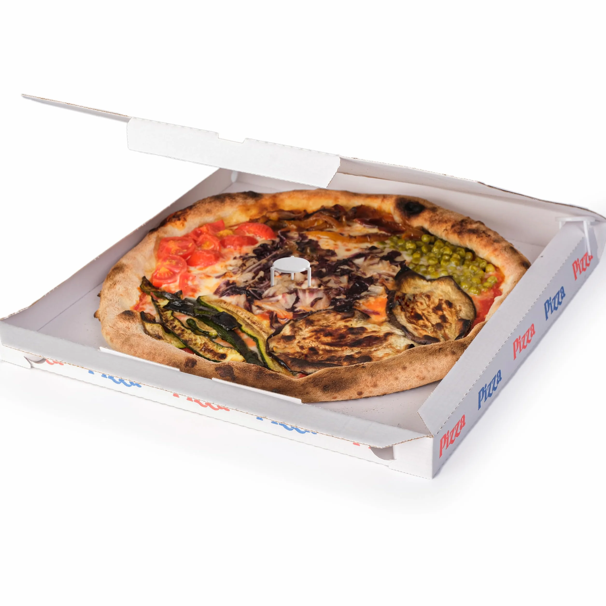 Everest Adv Distanziatori per Scatole Pizza 3 cm Supporto Pizza Saver Bianchi 250 pz