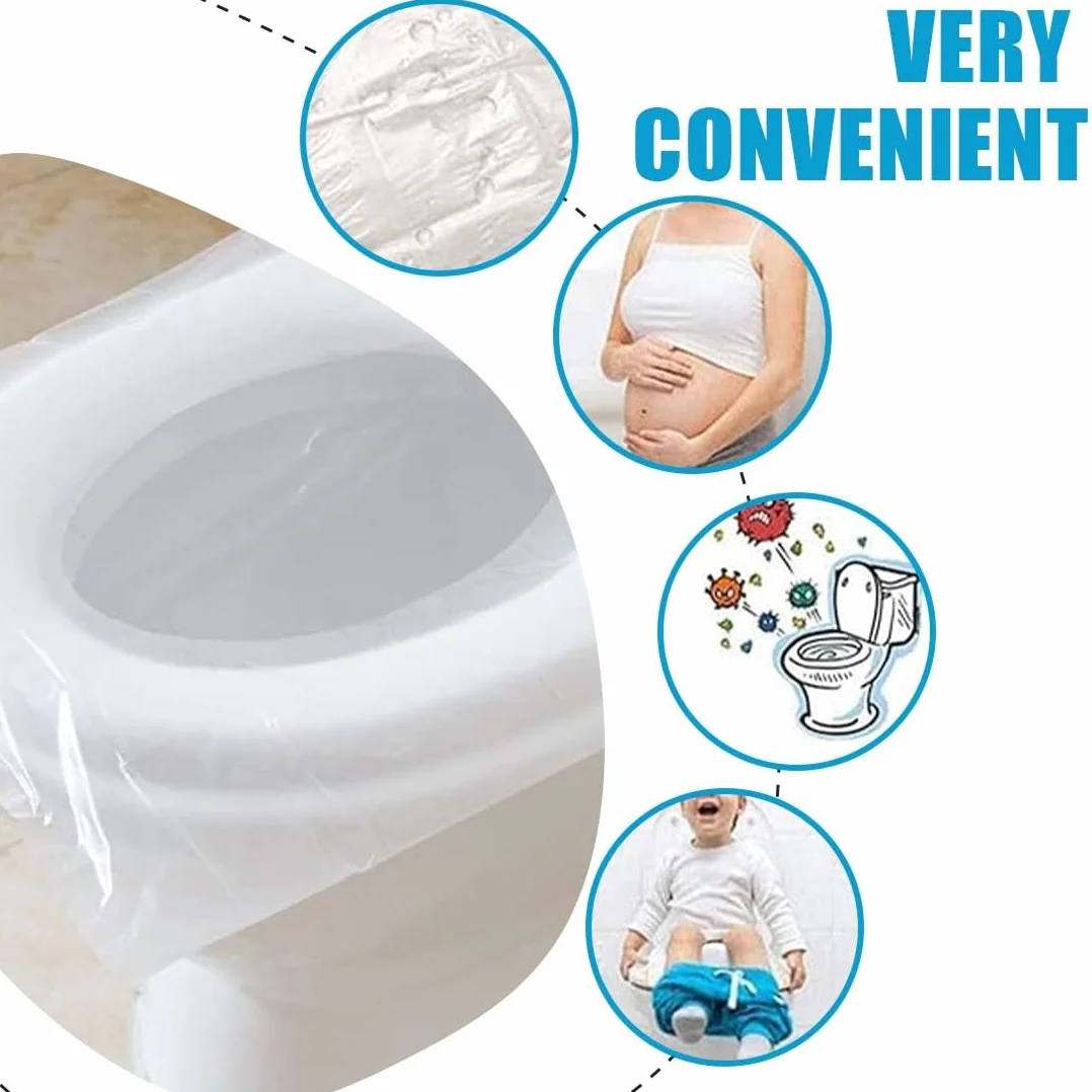 Copri Water USA e Getta 50 PZ Copertura Igienica Monouso per WC Viaggio per Bambini Donne Incinta Campeggio