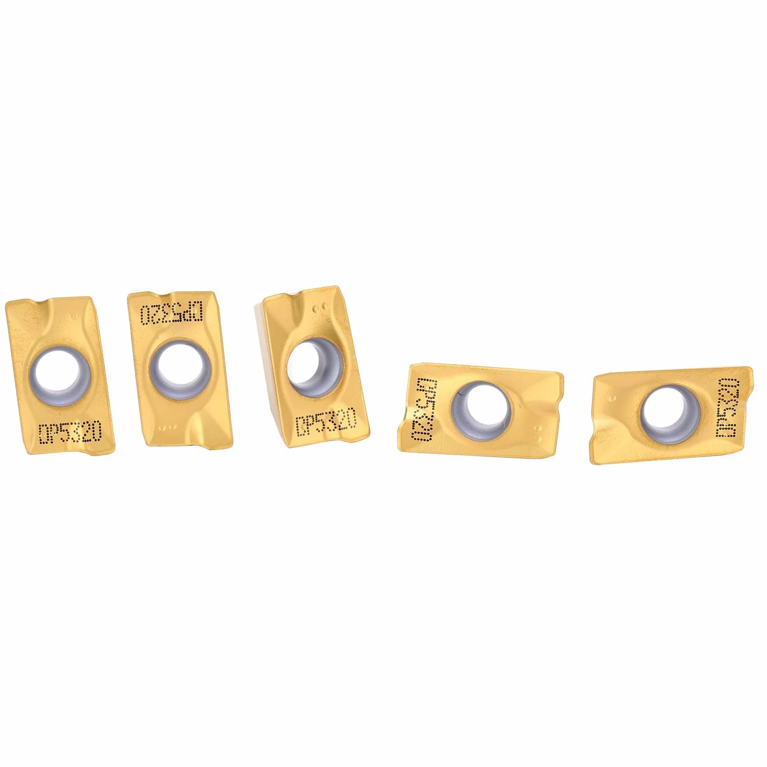 APMT1604 PDER DP5320 Inserto per Fresatura in Carburo Cementato 10 Pezzi per Ferro Rame Alluminio