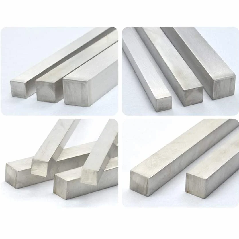 Barra in acciaio inox, tondino in acciaio inox Barra quadrata in acciaio inossidabile 304 3MM 4MM 5MM 6MM 7MM 8MM 10MM 12MM 14MM 16MM 18MM Lunghezza 100mm(12mm X 12mm 100mm)