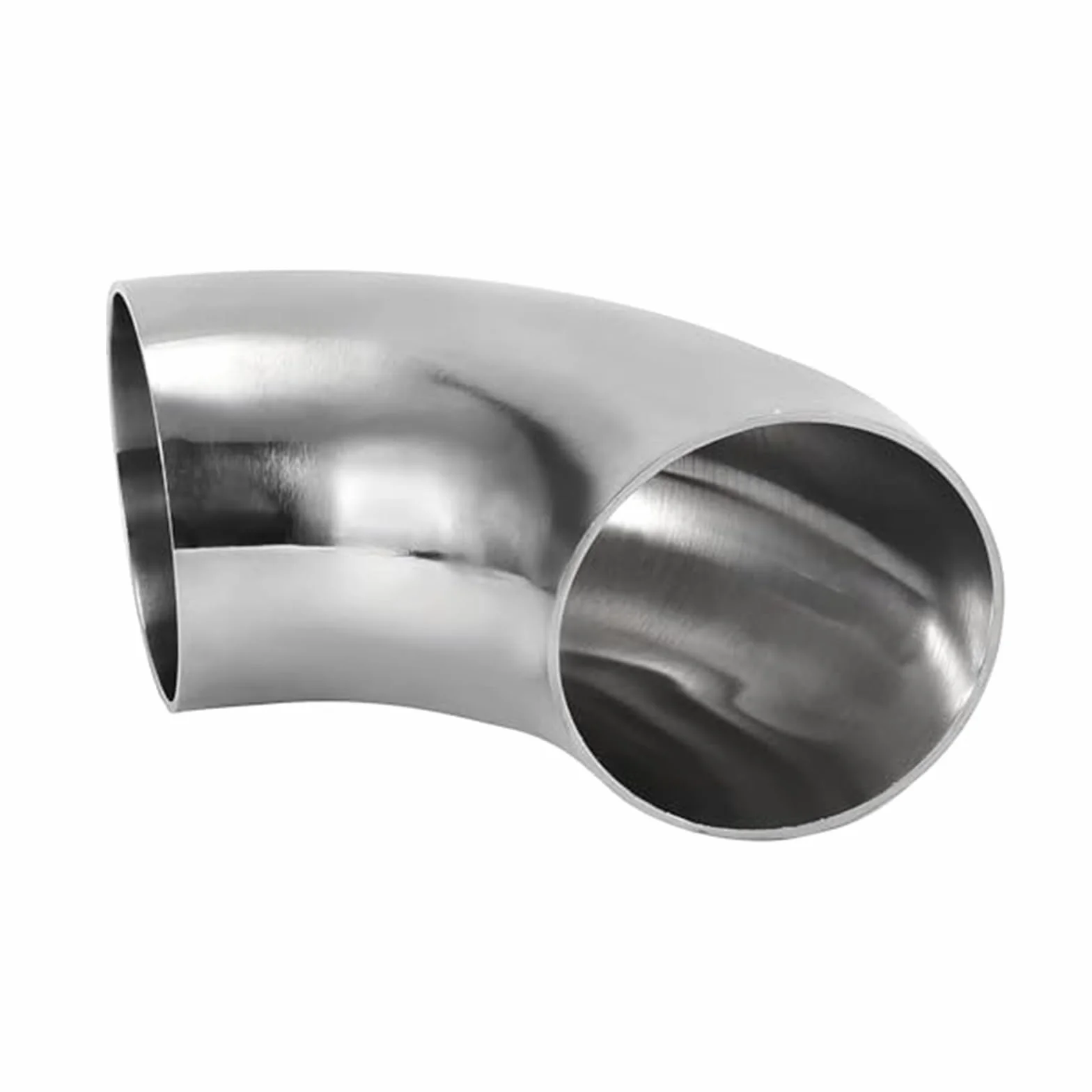 Gomito di scarico 90 gradi tubo in acciaio inox 63mm 2,5'' per auto
