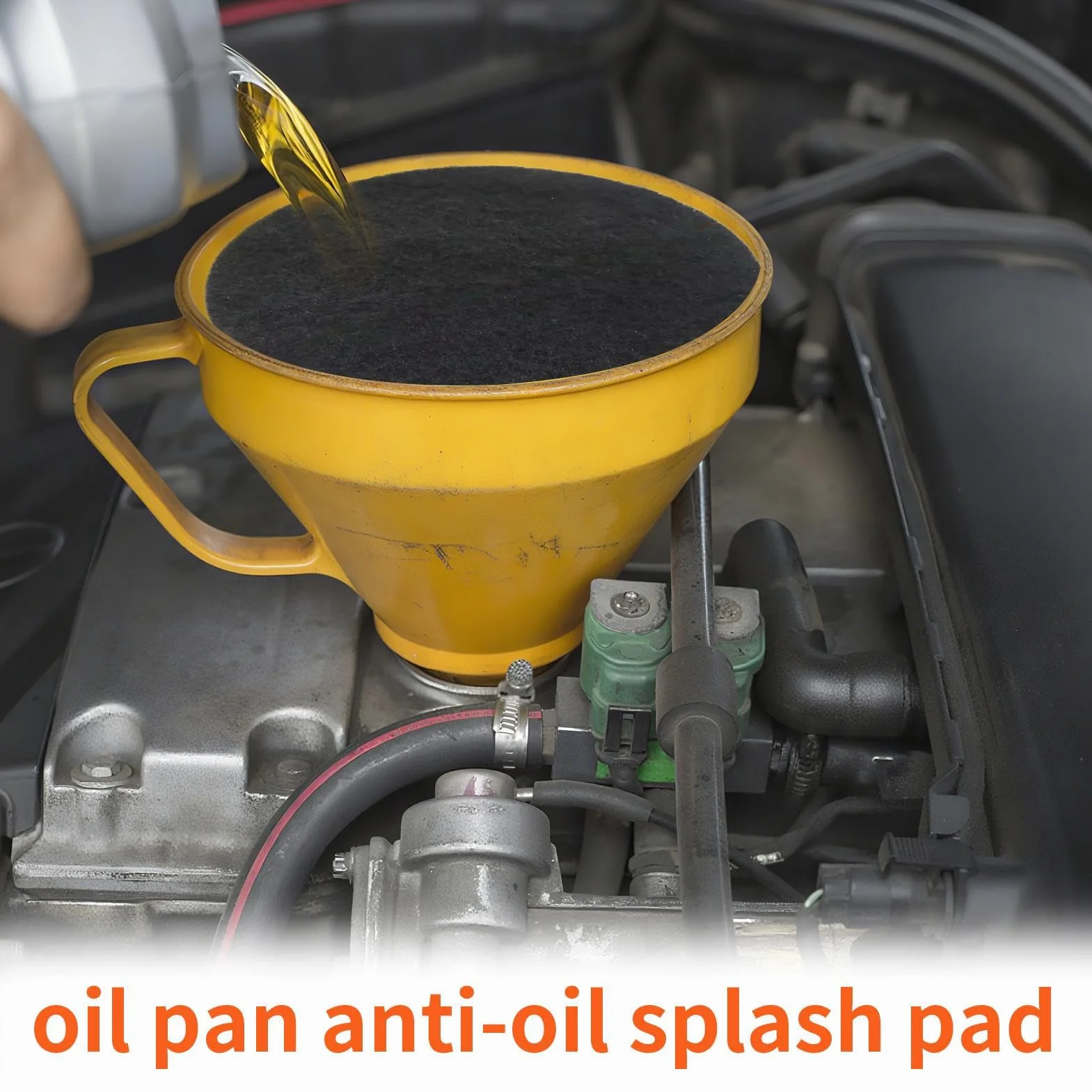 Tappetino Antispruzzi Olio per Autovetture Paraspruzzi Serbatoio Olio Sotto Auto Cambio Olio