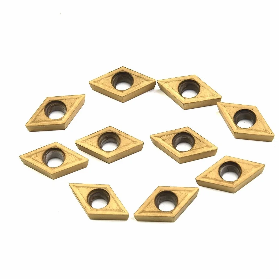 10 x DCMT11T304 HM YBC251 inserti in carburo per tornio