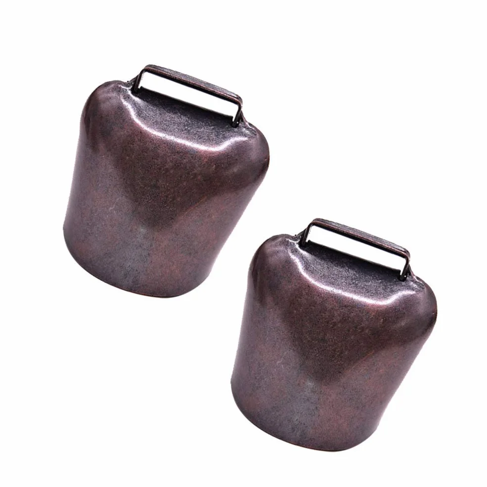 EXCEART Campanacci per Mucche e Pecore 2 Pezzi in Bronzo Portatili