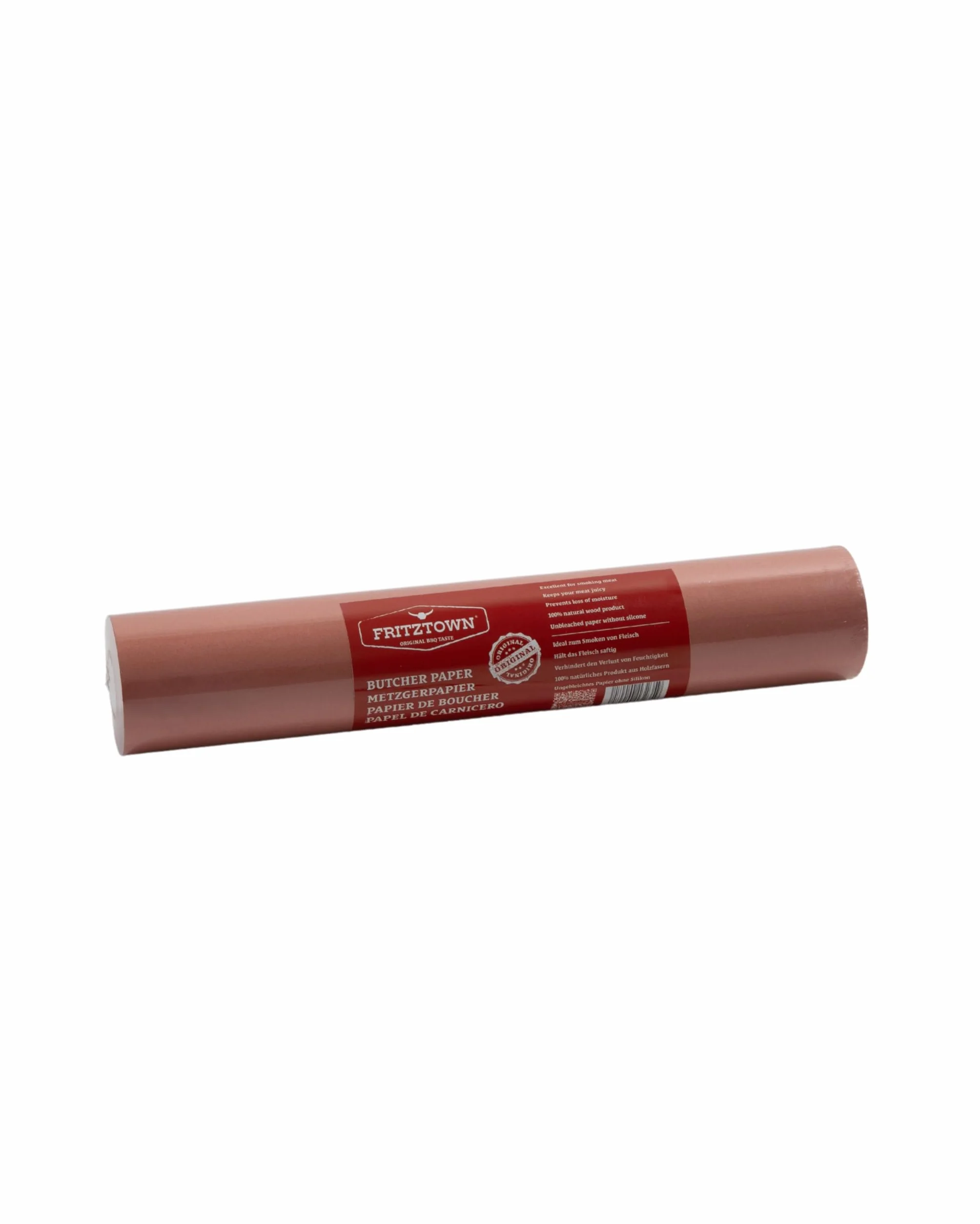 Butcher Paper Deluxe Pink 44,5 cm x 50 m Rotolo | Sicuro per alimenti | Carta kraft carta per griglia | Ideale per barbecue, affumicatura e confezionamento carne