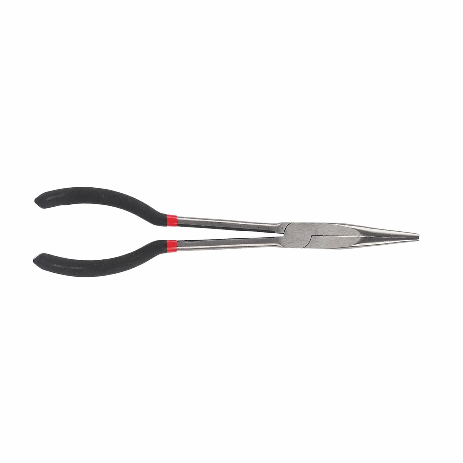 Pinza a Punta a Naso Lungo con Manico a Non Slip per la Riparazione - Kit Pinza a Naso Ad Ago in Acciaio