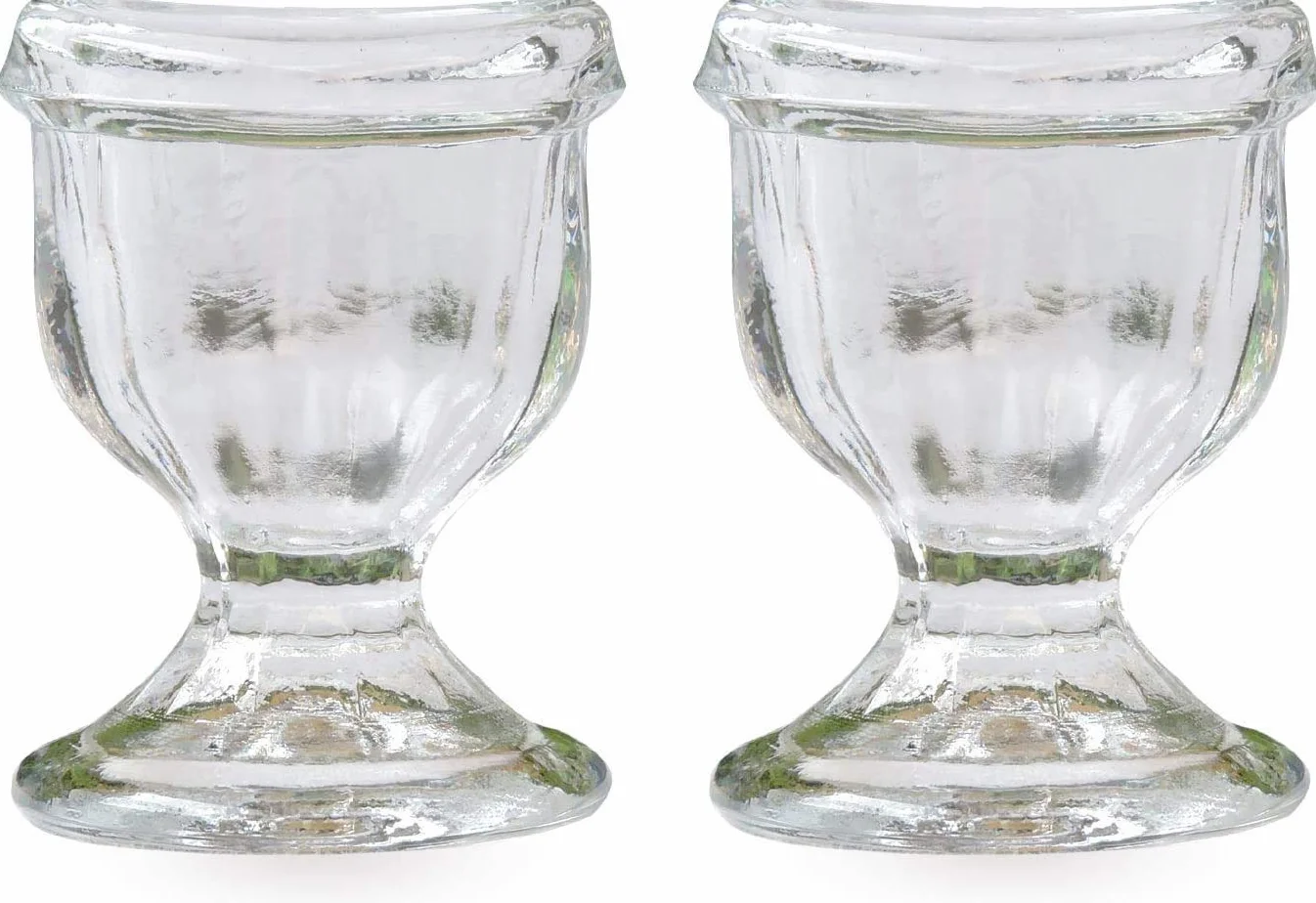 Tazza in vetro per occhi set da 2 con scatola regalo in velluto