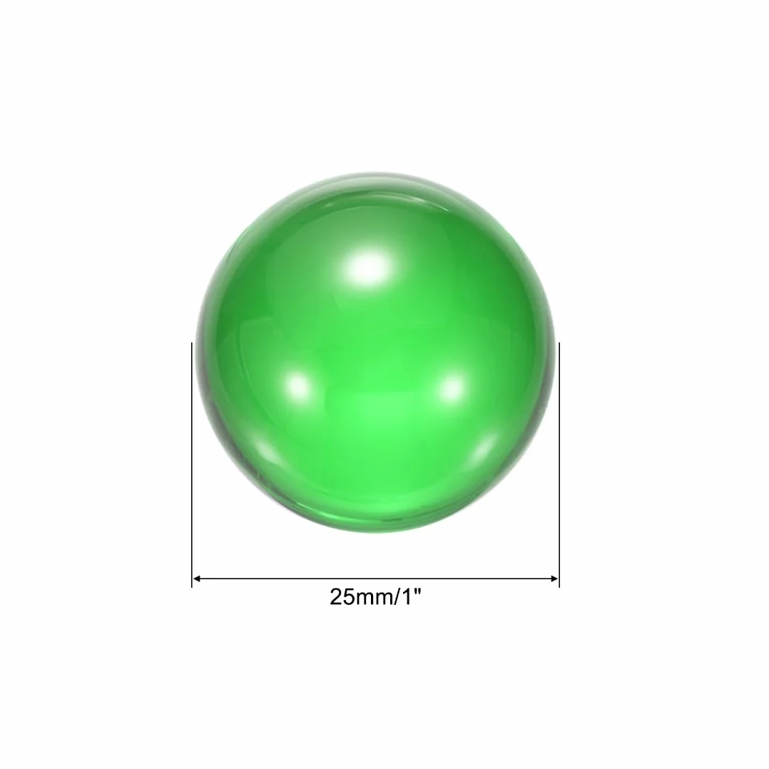 QUARKZMAN Sfera Acrilica Trasparente Per Giocoleria 1" 25mm Verde