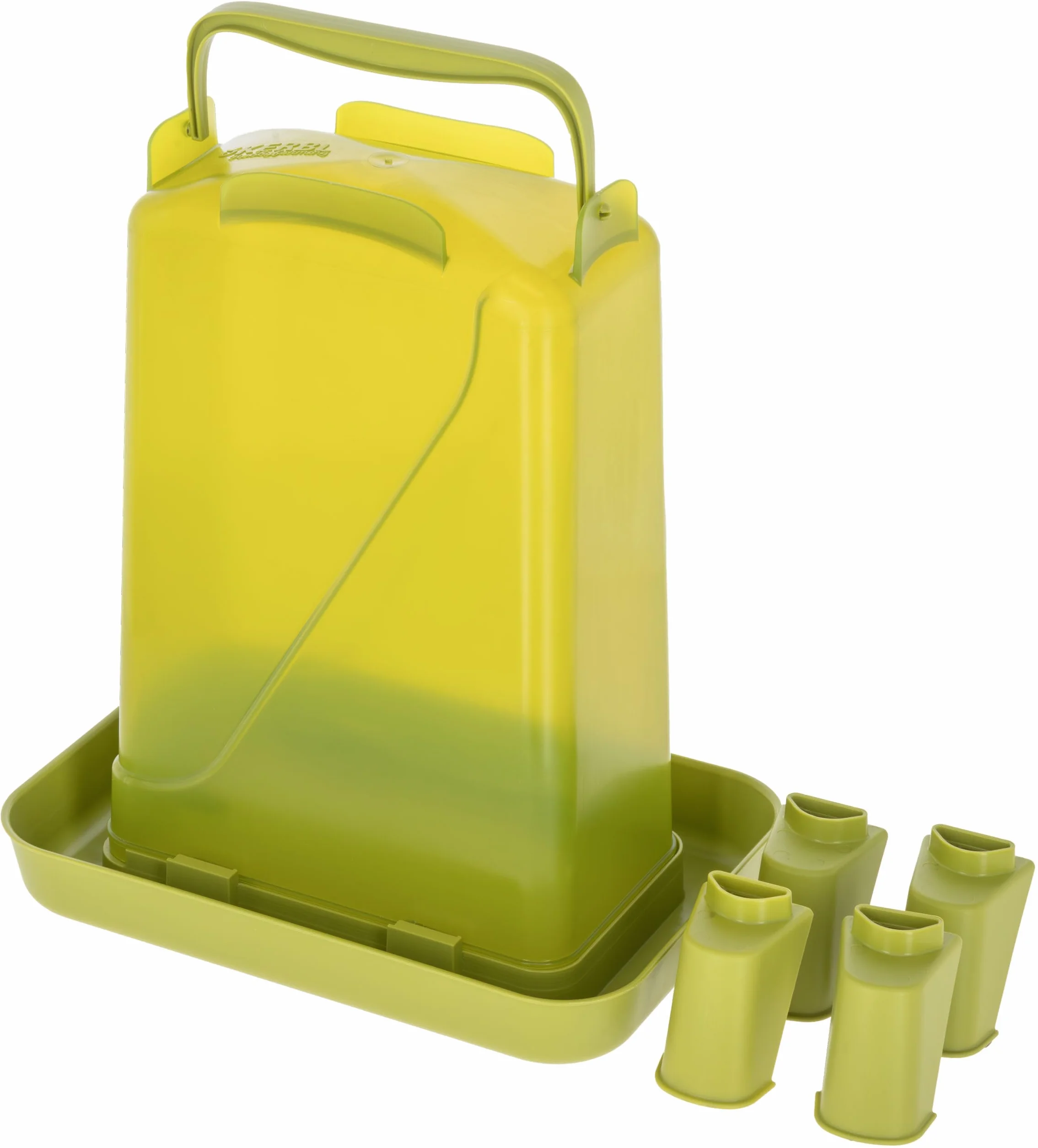 Kerbl Hobbyfarming abbeveratoio in plastica 3,5 l Verde 16x24x35 cm per pollame