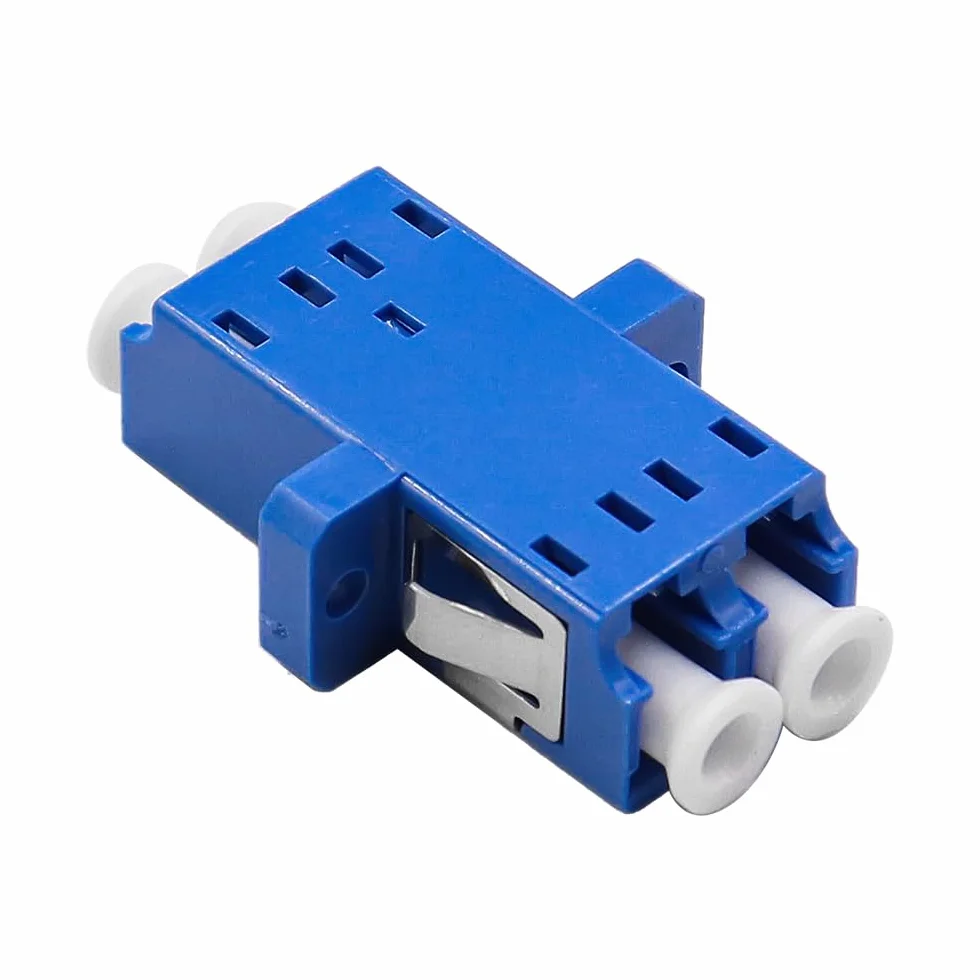 DollaTek 10PCS Fibra Ottica LC a LC Adattatore Monomodale UPC Duplex Accoppiatore