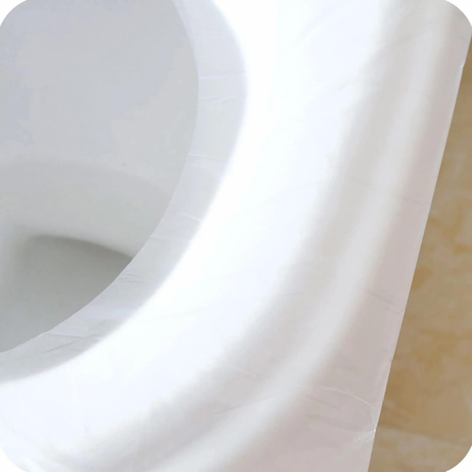Copriwater usa e getta PO, tappetino portatile per WC, monouso, imballaggio indipendente, protezione igienica per viaggi