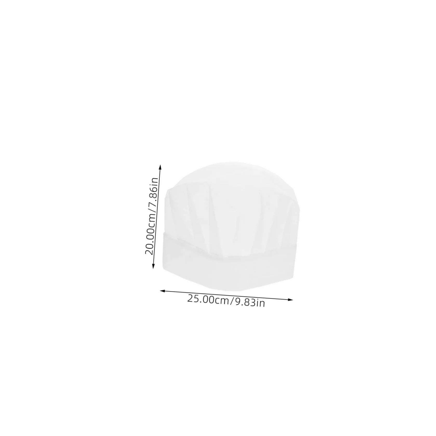 LIFKOME 20 Pezzi Cappello Cuoco Bambino Monouso Non Tessuto Bianco