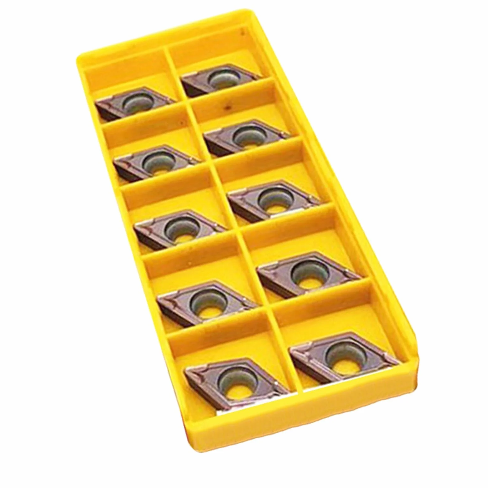 10pcs DCMT11T308 MPVP15TF Lama di tornitura in carburo