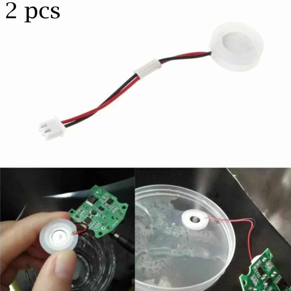 Set di 2 trasduttori piezoelettrici in ceramica, diametro 16 mm, frequenza 3 MHz, per nebulizzatori da utilizzare in casa
