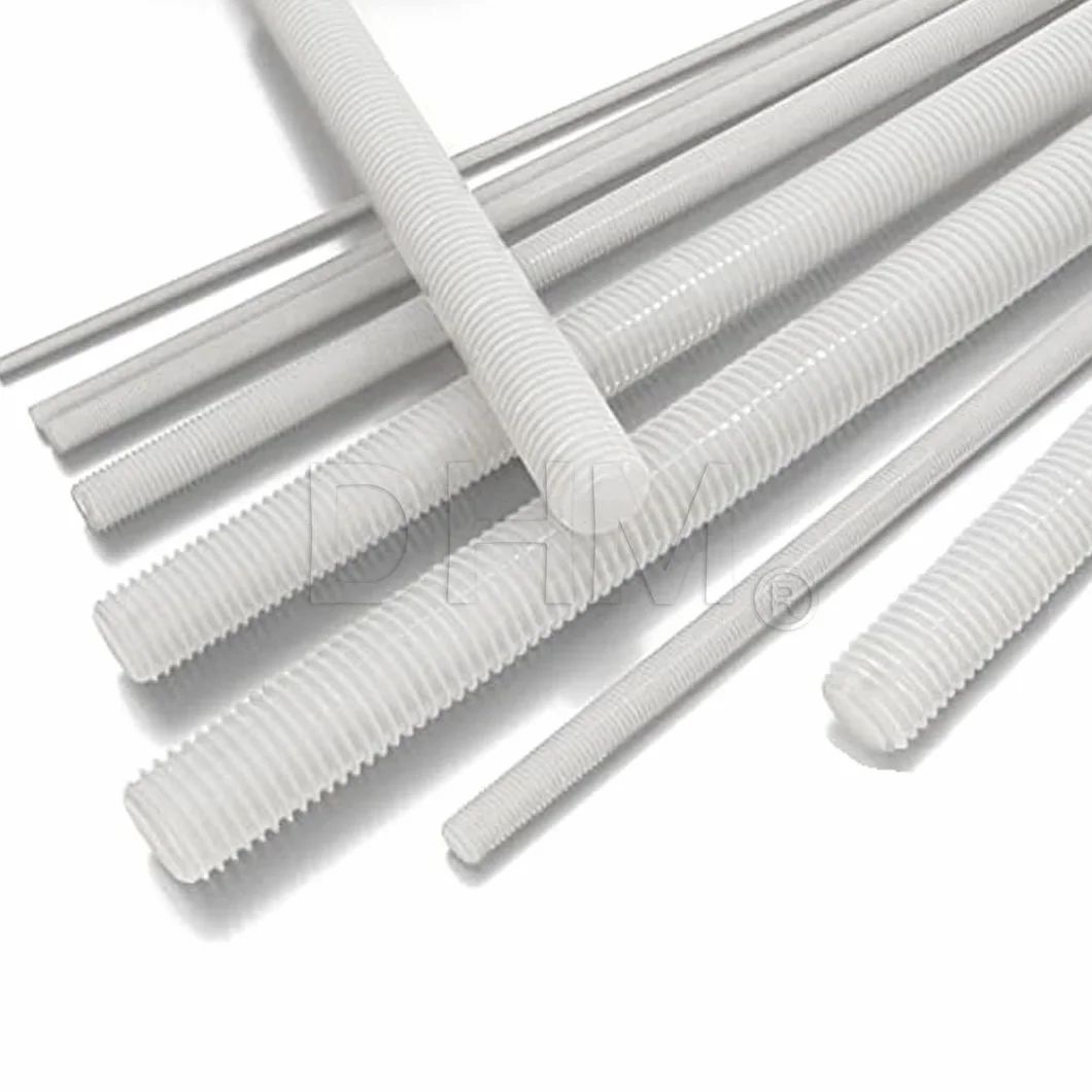Barra filettata nylon M6 L.1000 mm - 1 metro