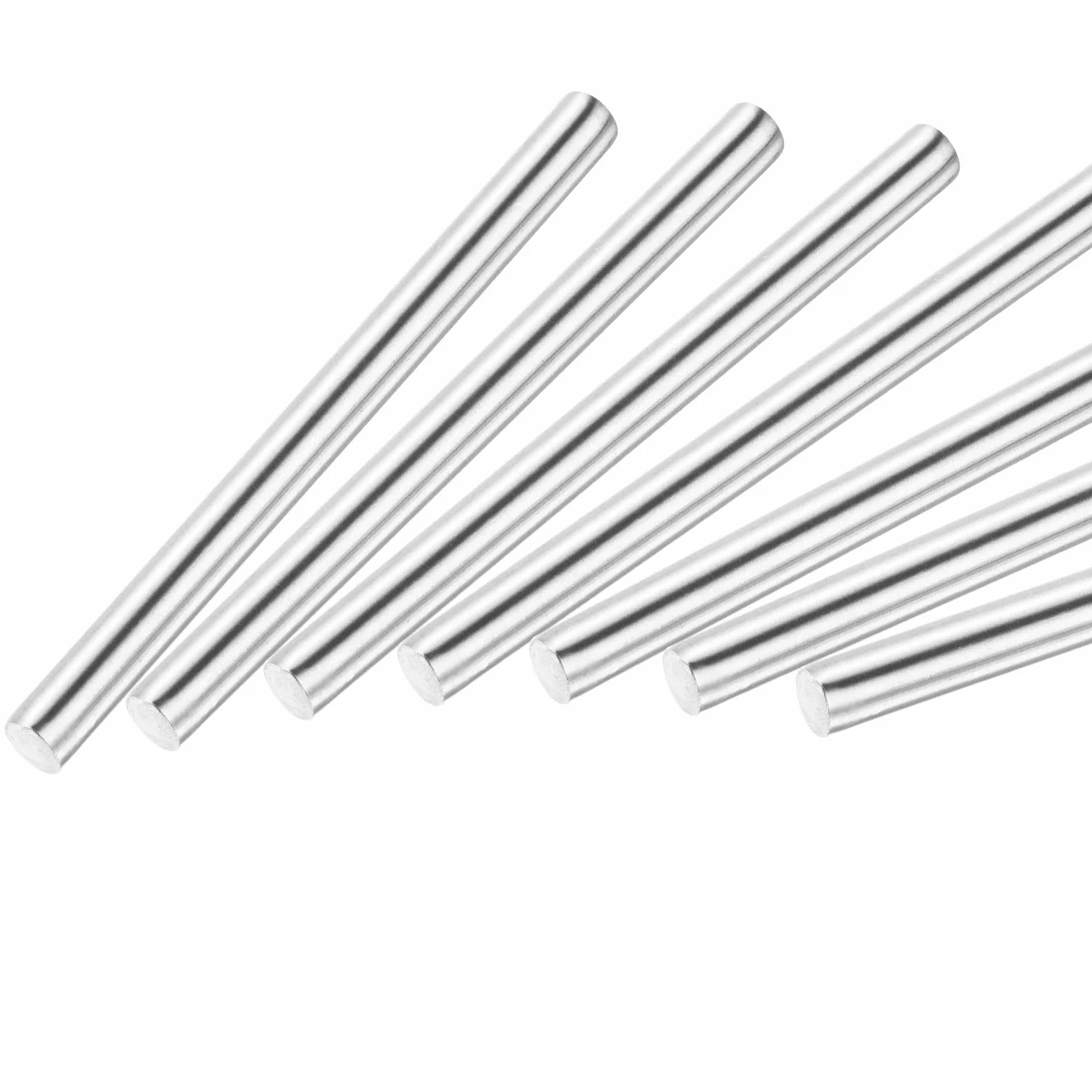 Asta Tonda in Acciaio Inossidabile 304 8mm x 100mm 20pz per Progetti Fai da Te