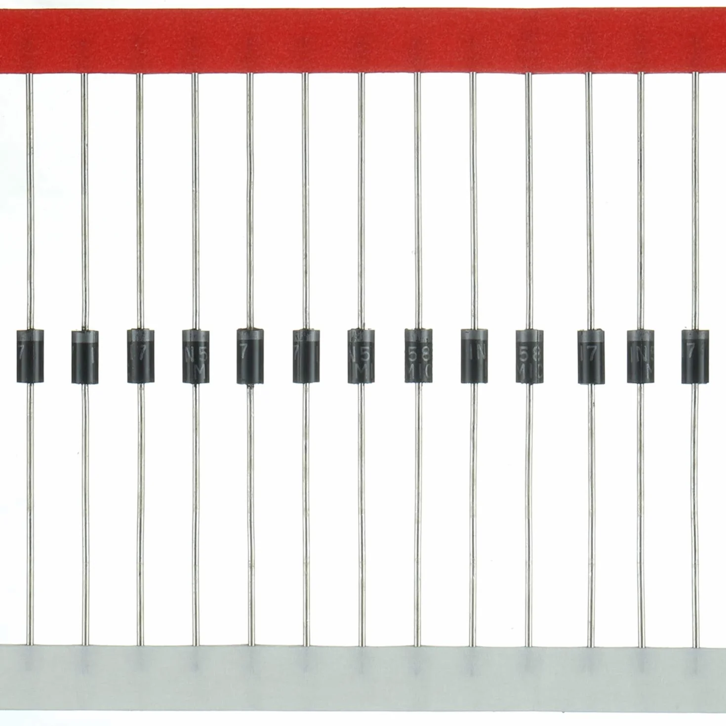 BOJACK 10 Valori 300 pezzi Diodi raddrizzatori 1N4001-1N4007 Diodi Schottky 1N5817-1N5819 Assortimento Kit