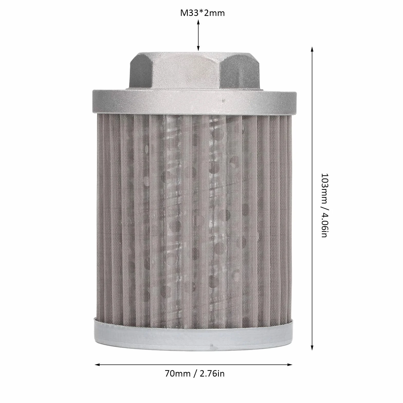 Filtro Olio Idraulico in Acciaio Inossidabile per Generatori