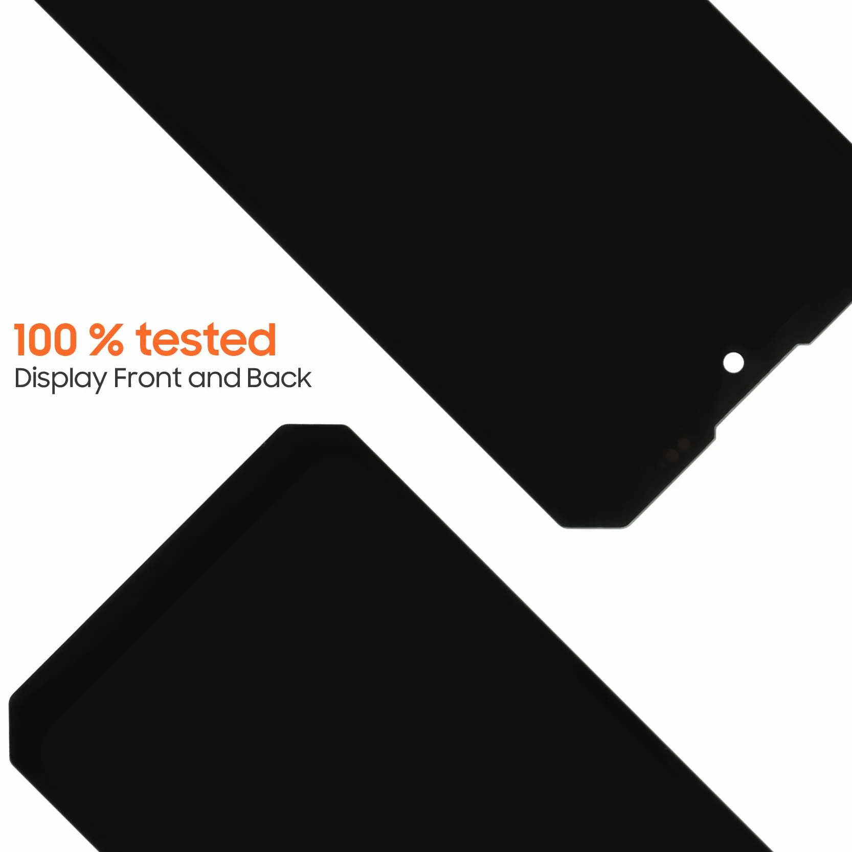 AGCUT Display LCD per Fossibot F105 Schermo LCD per Fossibot F105 6,75 Pollici Schermo Sostituzione Digitalizer Touchscreen Montaggio Completo con Riparazione Kit, Nero