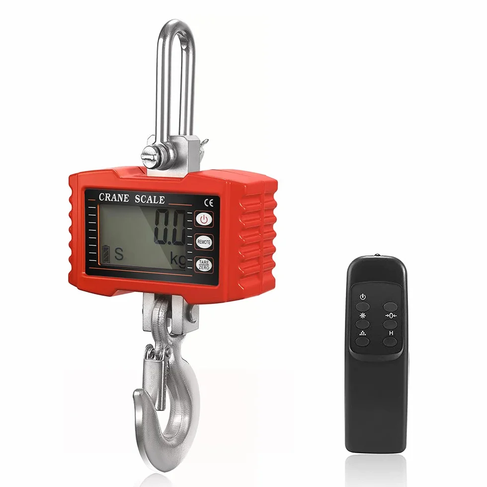 Bilancia sospesa digitale 2200 libbre 1000 kg industriale per gru elettronica portatile 1T
