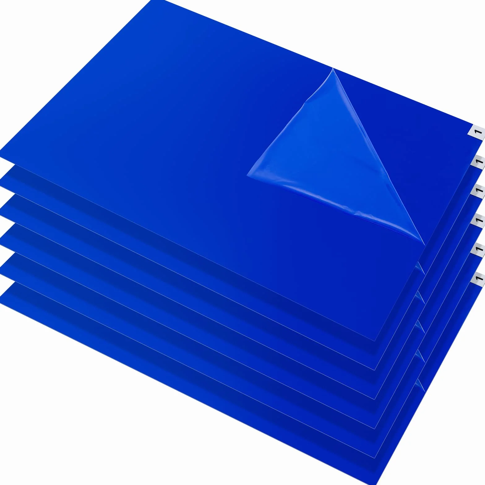Tappetino adesivo pavimento blu 150 fogli 60 x 90 cm