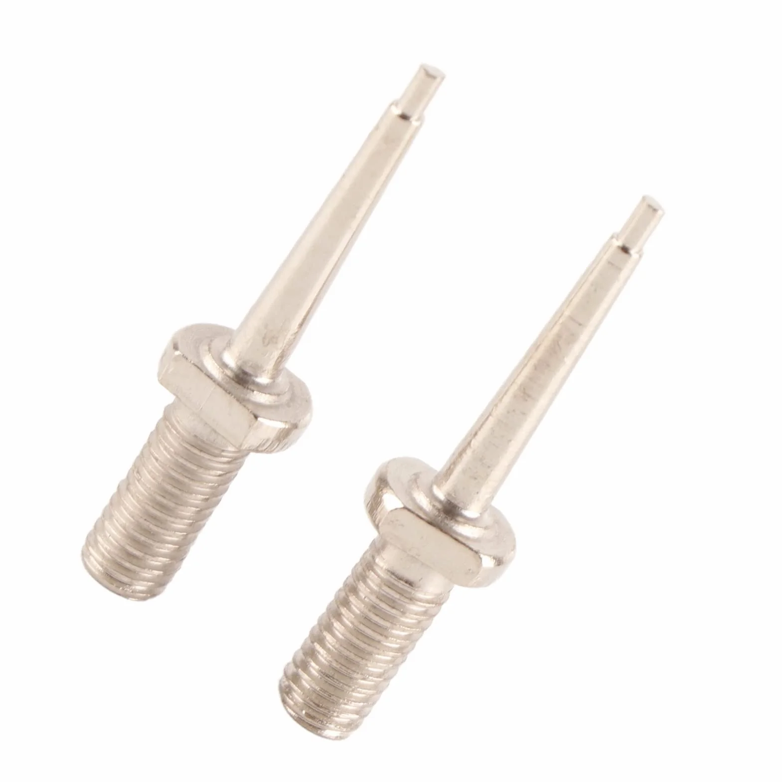 2 aghi per marchi auricolari, in acciaio inox, pinza, penna, chiodo, bovini, maiali, pecore