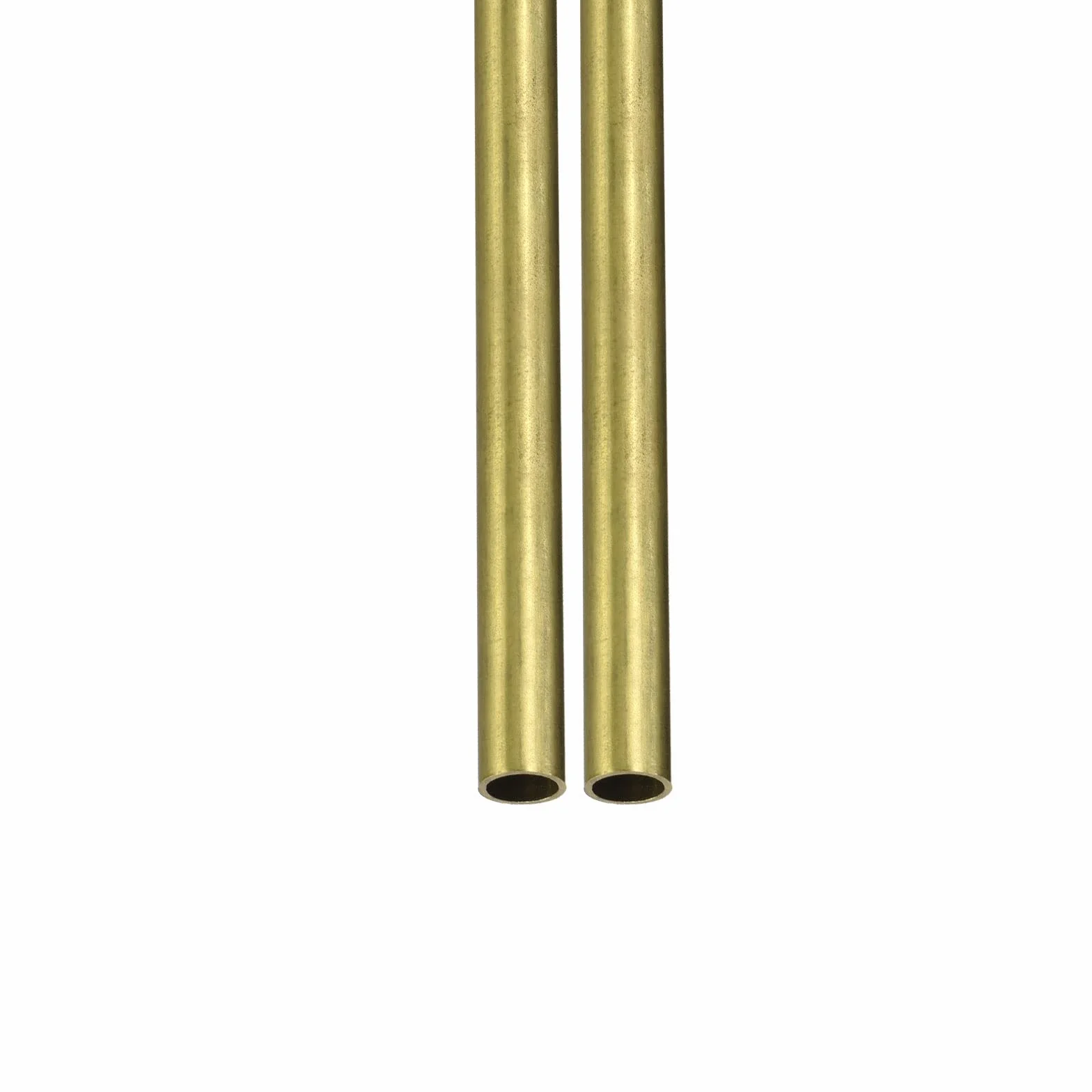 Ottone Tubo 6mm x 0.5mm x 200mm 2pz Rotondo Metallo Tubazione